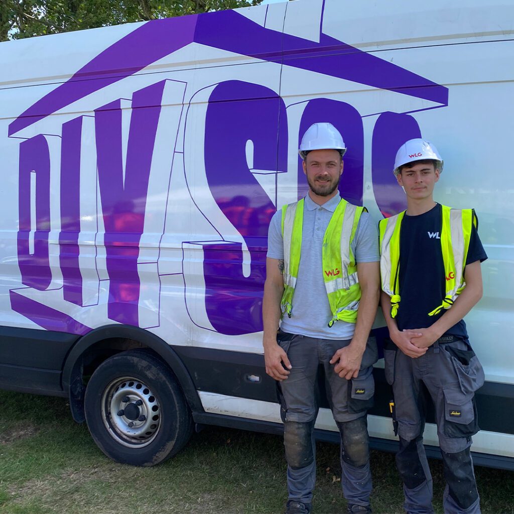WLG Staff on-site supporting DIY SOS