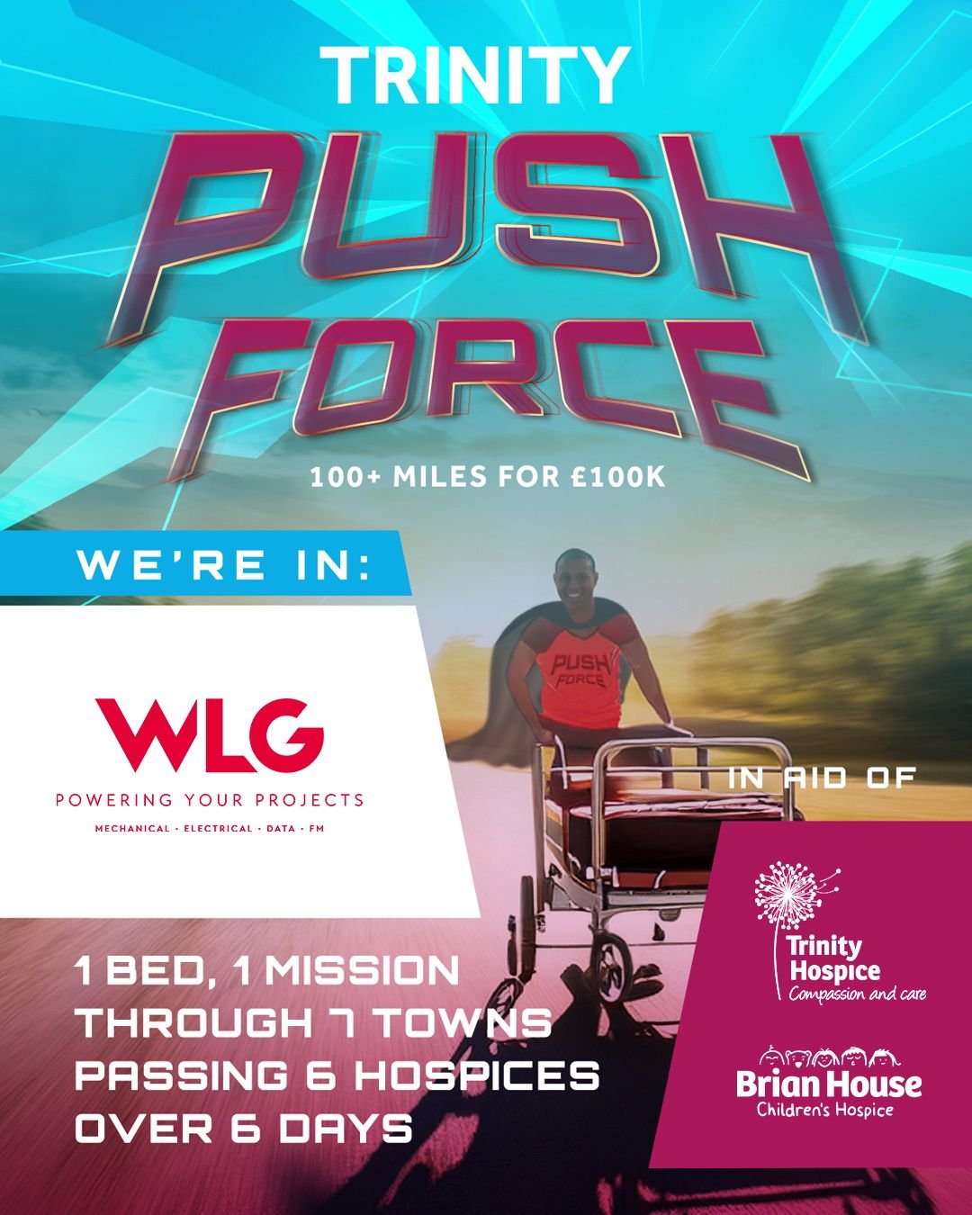 Trinity Push Force poster by Trinity Hospice & Brian House